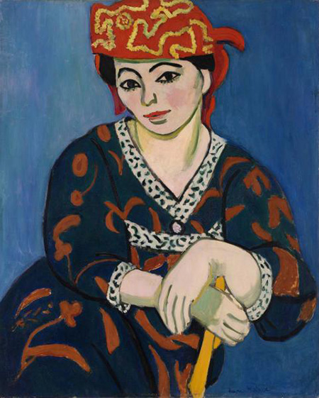 Matisse Red Madras Headress