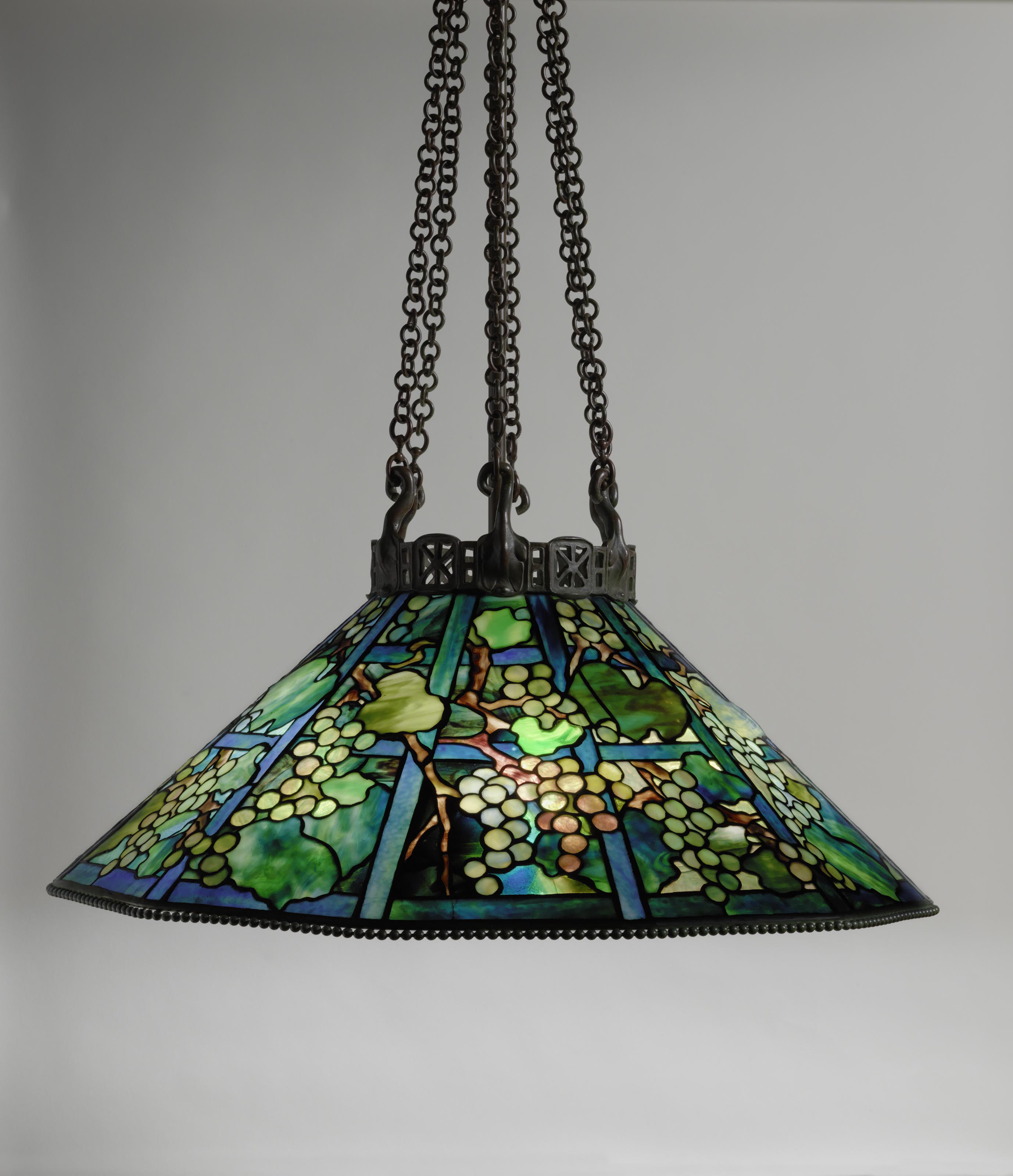 Tiffany Studios, Grape Hanging Shade