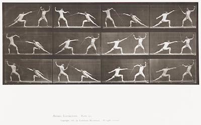 Eadweard Muybridge Fencing