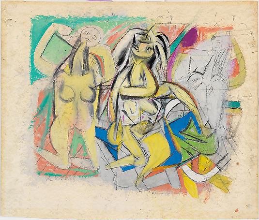 Willem de Kooning Untitled Three Figures