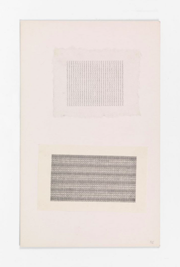 Anni Albers Studies made on the typewriter