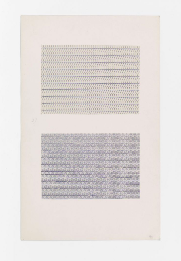 Anni Albers Studies made on the typewriter