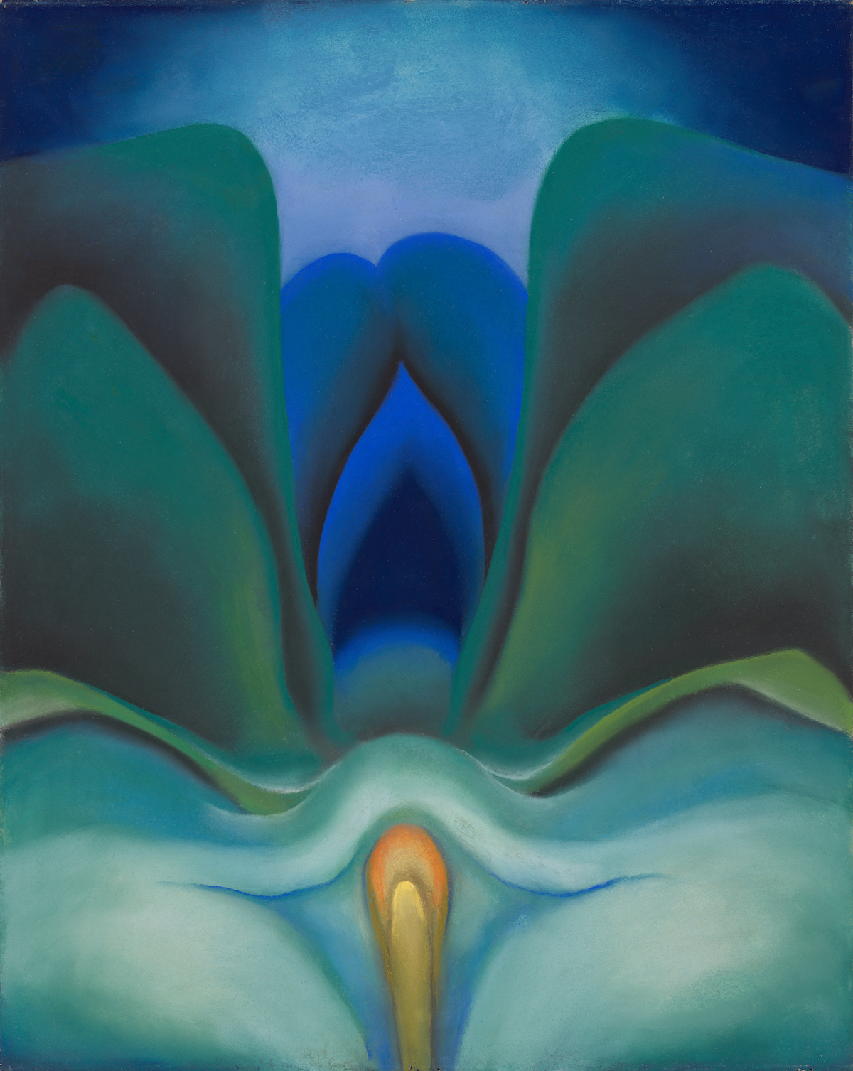 Georgia OKeeffe Blue Flower