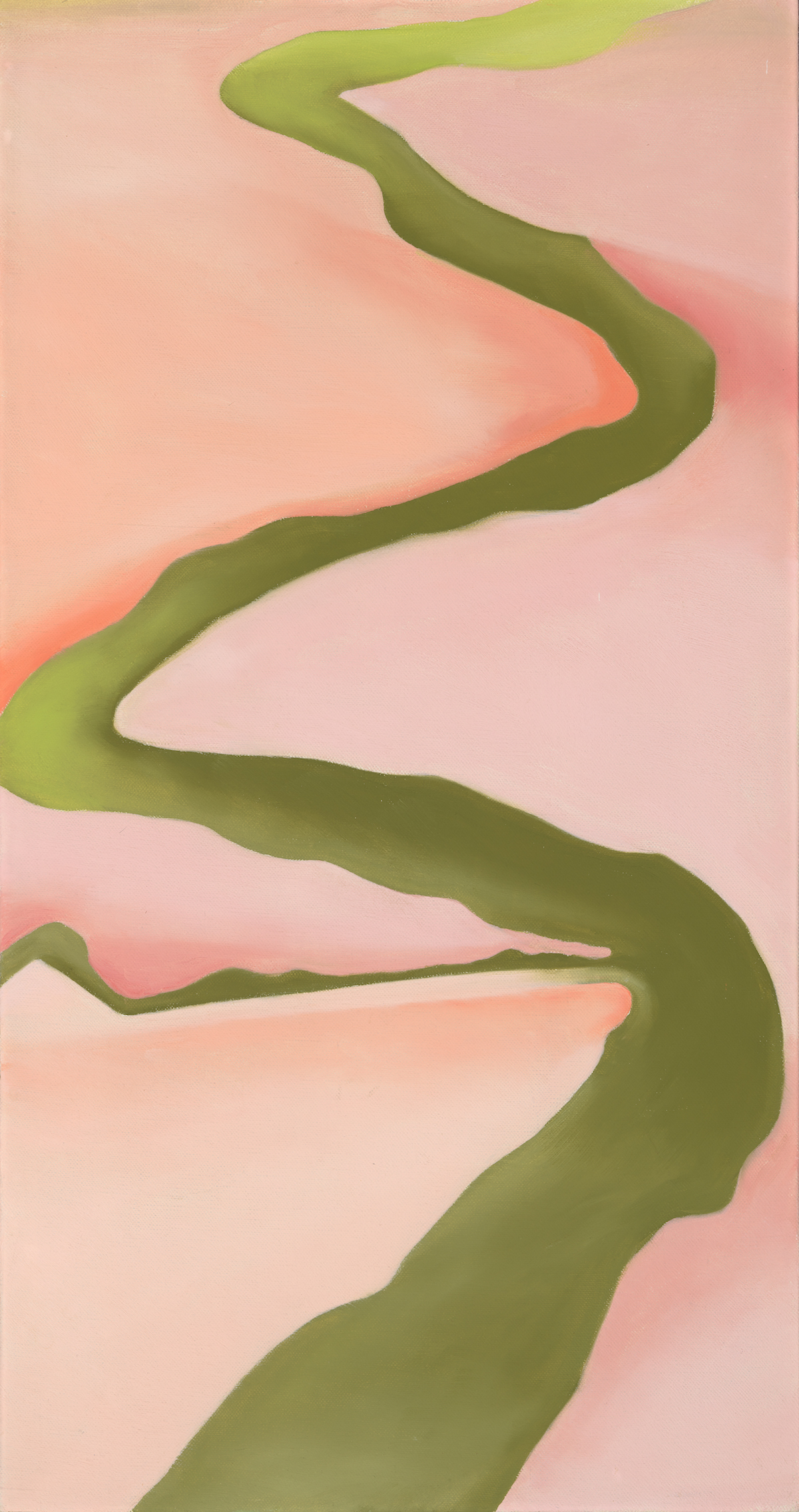 Georgia OKeeffe Pink Green